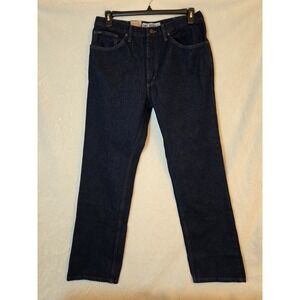 Lee Jeans Mens Size 36×34 Bootcut Dark Blue Denim 100% Cotton New With‎ Tags